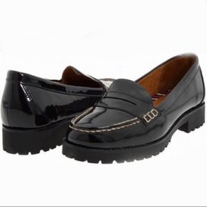 Sperry Patent Leather Winsor Penny Loafers